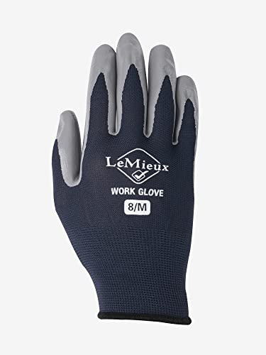 LeMieux Guantes de trabajo - Azul marino pequeño