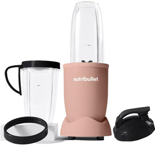 NutriBullet NB907MACL Mixeur en verre rose, 900 W, 946 ml, marque : NutriBullet - EAN : 8006447003002