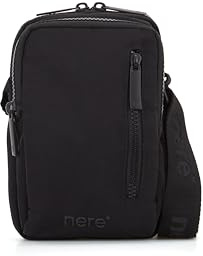 Nere - Bondi Crossbody Bag, Lightweight, Small Handbag for Women and Girls, Nylon, RFID Protected, Black