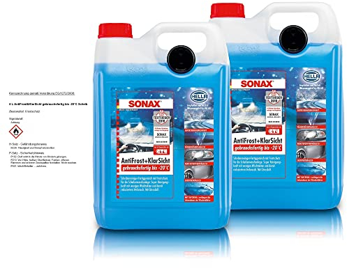 SONAX Frostschutz ANTIFROST & KLARSICHT gebrauchsfertig bis -20¡C - 10L 10 Liter