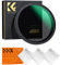 K&F CONCEPT 82mm Variable ND Filter Adjustable Fader Neutral Density ND2 - ND32 Filter, NO Spot X Black X Issue, MRC 28-Layer, Ultra Slim, Waterproof (Nano-X Series)