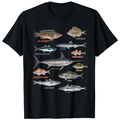 Pescatore Hobby Uomini Ragazzi Carpa Pesce Lago Pesca Maglietta