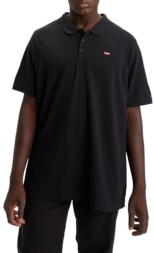 Levi's Big & Tall Housemark Polo, T-Shirt para Hombre, Mineral Black, 3XL