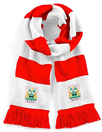 Rotherham 1970s Retro Traditional Football Scarf Embroidered Logo