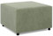 Mebligo - Fußstütze für Sessel 70 x 70 cm NEO Kollektion, Bequemer Hocker als Auflage, Pouf Hocker, Aus Hochwertigen Materialien, Sitzpouf, Fusshocker Gepolstert für Sessel, Grün