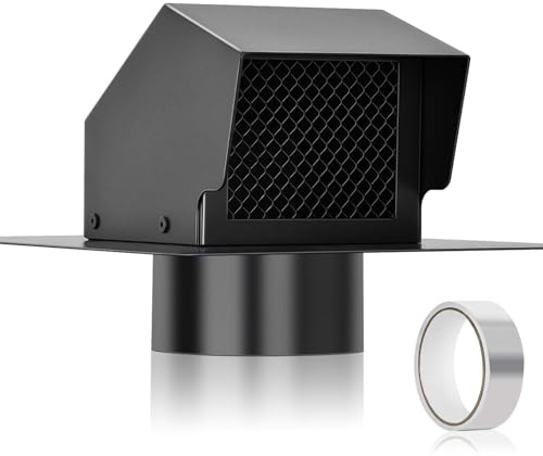 Trivd Frol 4 Inch Roof Vent Cap for Houses