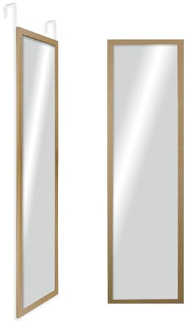 CHELY INTERMARKET MOD19300 Espejo De Puerta Cuerpo Entero Pino Estilo Moderno Minimalista 30x120cm Ideal para Vestidor Entrada Diseño Vertical con Kit De Colgar Montaje Fácil Madera Ingenieria