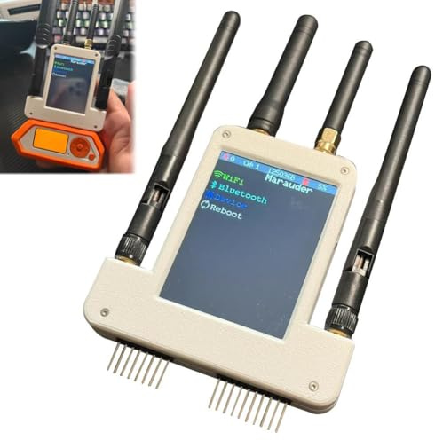 Módulo de antena externo compatible con módulo FlipperZero con pantalla WiFi de 2,8 + 433M + módulos GPS para Flipper Zero, módulo 4 en 1 ESP32-S3 WiFi Dev Board soporta Flipper Zero