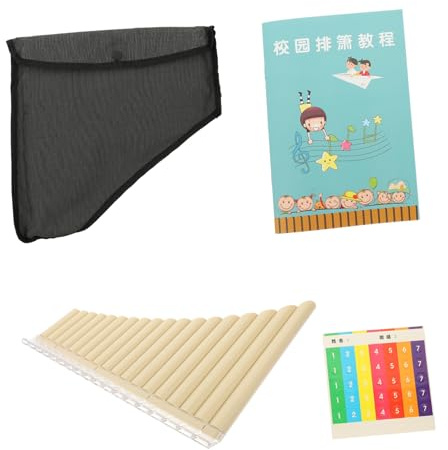 Mikinona Professional Pan Flute C Key Musical Instrument for Beginners and Adults C Tone Panpipe with Polished Surface Precise Tone for Easy Learning and Performance