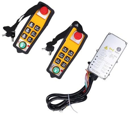 Kit de Control Remoto de Grúa, Control Remoto de Grúa de Elevación de Prevención de Aceite Amplia Compatibilidad Transmisión de Señal Estable Inalámbrica para Arranque del Generador (DC24V)