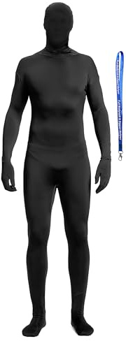 Full Bodysuit Unisex Spandex Stretch Adult Costume Zentai Disappearing Man Bodysuit