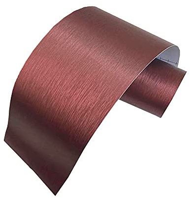 No-brand Peel & Stick PVC Self Adhesive Metallic Color Waterproof Wall Border Decor Sticker Removable Kitchen Bathroom Tiles and Door Reform 4 x196.8 inch (Rose Gold)