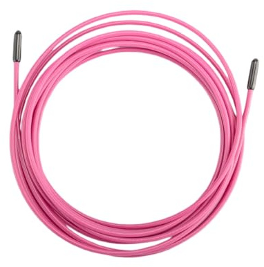 PICSIL - Câble de Rechange pour Corde à Sauter, Acier Tressé avec Revêtement PVC, Longueur 3 m et Épaisseur 2,5 mm, Compatible avec la Plupart des Marques (Rose)