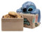 ABYSTYLE - Lilo & Stitch Ohana Cookie Jar - Black, Cylindrical, 22 cm (L) x 23.5 cm (H), BPA Free, Dishwasher Safe