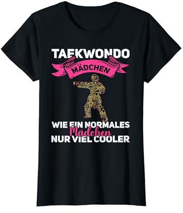 Taekwondo Damen Kampfsport Training Mädchen Taekwondo T-Shirt