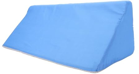 Almohada de Cuña para el Cuerpo de Espuma de Alta Densidad, Diseño Ergonómico, Almohada de Apoyo de Gran Tamaño en Forma de R para Dormir de Lado con Soporte para el Tobillo