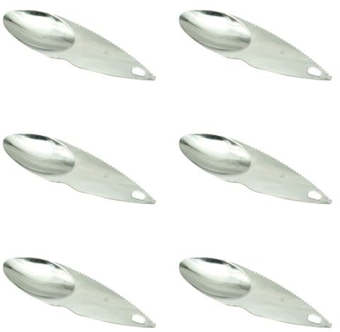 6 confezioni di aprifrutta kiwi cucchiaio kiwi frutta affettatrice frutta kiwi cucchiaio kiwi frutta affettatrice frutta aiuto per kiwi drago frutta arancia o altri frutti