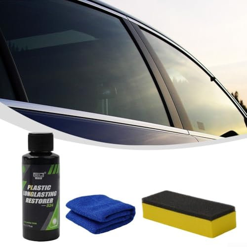 Solution d'entretien en plastique automobile 50 ml Revêtement céramique pour restaurer la couleur