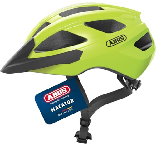 ABUS Casco da bici da strada Macator - casco da bici sportivo per principianti - anche per portatori di codino - per uomo e donna