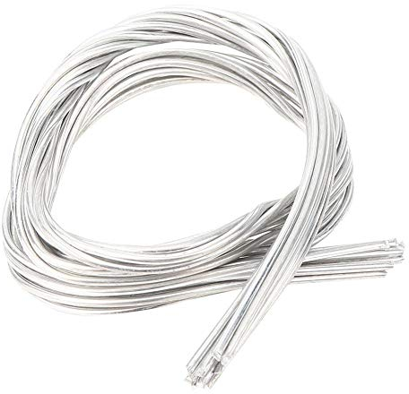 10pcs Aluminum Welding Rods, Solder Kit Silver Bearing Solder 2mm Diameter Low Temperature Soldering Easy Melt Flux Cored Wire