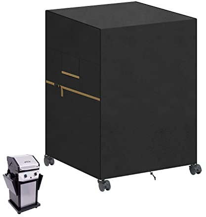 VANSHEIM Grill Abdeckhaube Gasgrill Abdeckung Wetterfest Grill Abdeckung Grillabdeckungen Grillplane Schutzhülle Grill 420D Oxford Grillhaube für Weber,Brinkmann,Outback,Char Broil Serie 80x70x110cm