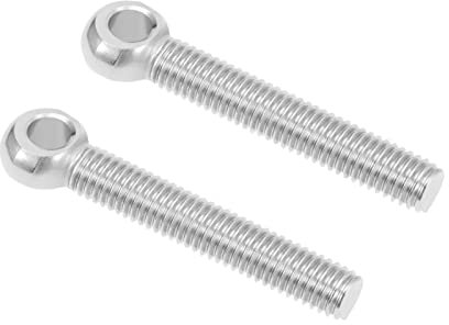 QUARKZMAN M8 x 50mm Macchine Spalla Altalena Sollevamento Occhio Bullone 2pz 304 Acciaio Inossidabile Metrico Filettatura Perno Albero Perno oring Bullone per Conduttura Cancello Valvole