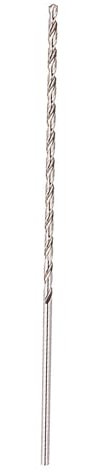 Broca Helicoidal HSS de 3 Mm con Longitud de 160 Mm, Vástago Recto para Metal, Mampostería y Hormigón