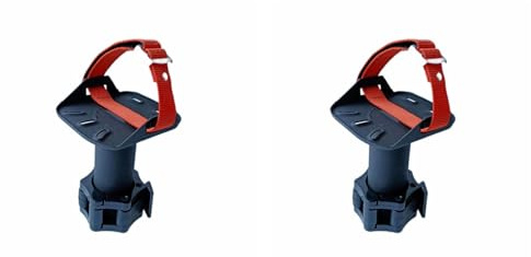 Janasiba Lot de 2 machines d'entraînement Tibialis Trainer - En métal - Pour le levage des mollets et des jambes - Pour appareils de fitness - Un pied