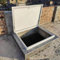 CHZDPP claraboya Cubiertas de pozos de Ventana del sótano, Fuerte Capacidad de Carga Skylight Tapa para Techo Inclinado y Plano, Cubiertas de Techo para Blackout/Impermeable(60x60cm/23.6x23.6inch)