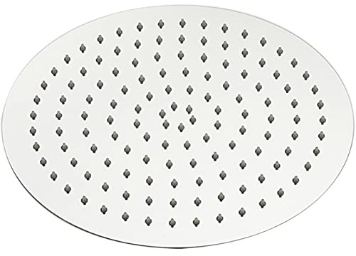 XFLSDHGD Porta per Doccia a Pioggia Cromo Pioggia di Pioggia Rotonda Rotonda Design Ultra -Sottile - movimentazione della Doccia Fissa a Pressione Facile da Pulire e installare Un'Esperienza Doccia