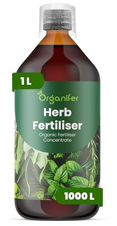 Fertilizzante liquido organico 1L per erbe – crescita ottimale e piante rigogliose – Organifer