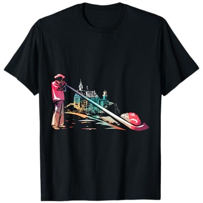Héritage Bavarois Musicien De Cor des Alpes Alphorn T-Shirt