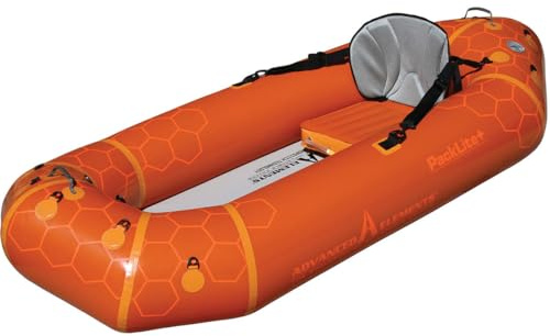 ADVANCED ELEMENTS Packlite+ Packraft One Person Inflatable Kayak, Orange