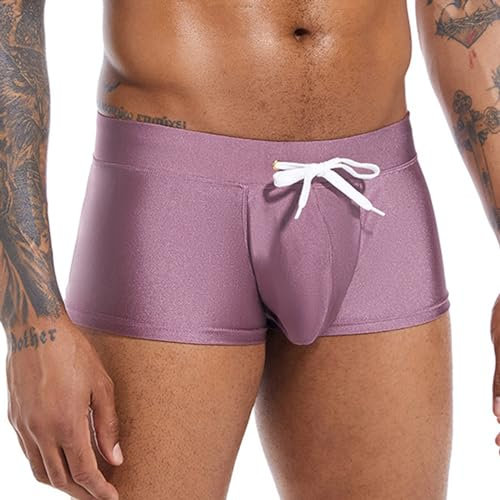 Caxndycing Herren Shorts Schnell Trocknend Baden Shorts Boxer Unterhose Badehose Sport Schwimmhose Badeshorts Beachshorts Mit Tunnelzug