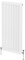 Traditional 3 Column Radiator 1500mm x 562mm Modern Central Heating Heater Gloss White Carbon Steel Vertical Wall Mounted Kitchen Living Room Bathroom Cleaning Brush Fixing Kit & Brackets
