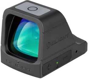 OLIGHT Osight 3 MOA Mirino Reflex a punto Durevole ricaricabile, Cannocchiale Tattico Senza Paraxle, per la Difesa Personale e l'allenamento (Verde Dot, Nero)