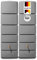 4rain Slim Regentonne Set 660 L, steingrau, 2X Slim 330 L, inkl. Verbinder - Wandtank, Wassertank, Regenfass, Regenwassertonne, Wasserbehälter, Fass, Regenwassertank, Wasserfass, Wassertonne