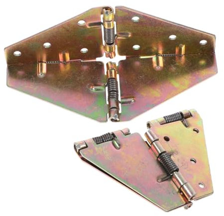 PRETYZOOM 2 Stücke 180 Faltbare Camping Tisch Klapp Wand Tisch Einstellbare Klapptisch Beine Eisen Goldene Klapp Wand Regal