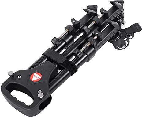aqxreight VX-600 Trépied Pliable Dolly 3 Roues Stand Pulley Base Camera pour Le Mouvement. Sectio Tripod Poulley Tripod Poulle Base Pliable Camera 3 Roues Stand Poulle