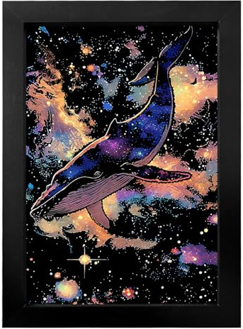VLYX A5 Scratch Painting Frame - Black Display Board for Home Decor & Creative Gifts
