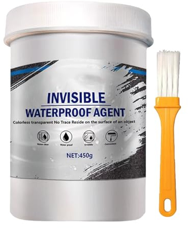 FVPKYUR Adesivo Impermeabile Trasparente | Rivestimento per Riparazione Perdite Invisibile - Adesivo Trasparente, Agente Antifughe per Tetti Pareti Cucina Terrazzo Giardino Bagno Finestra