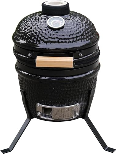 Kamado 13 Ceramic Mini BBQ Grill Smoker Egg Charcoal Cooking Oven