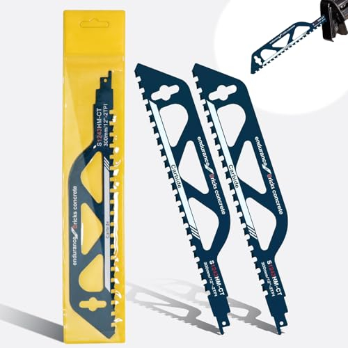 2pcs Lame Gattuccio,Lame Per Sega A Gattuccio,Per Tagliare Pietra, Legno, Mattoni,Lastre di Cemento,Compatibili con per Bosch,per Dewalt,per Makita,Carburo Accessorio Sega Universales-300mm