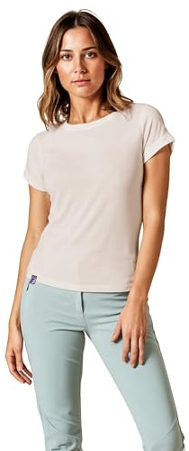 ALPIN LOACKER Maglietta da donna in lana merino a maniche corte e polo I maglietta funzionale traspirante ad asciugatura rapida per sport e escursionismo I T-shirt in lana merino e indumento termico