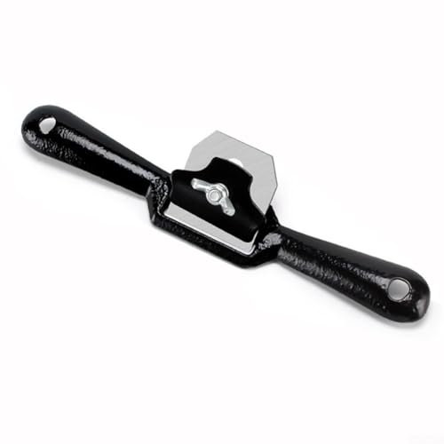 ZiStarlilife Raboteuse à bois en acier rapide à lame réglable, outil à main pour les amateurs de bricolage, charpentiers professionnels, finition de surfaces lisses, 207 à 240 mm (noir)