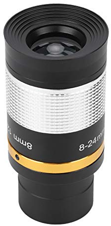 SustVita Multi Coated Optic Lens, 8-24mm Zoom Eyepiece for Professional Telescope Eyepiece Use in Astronomy