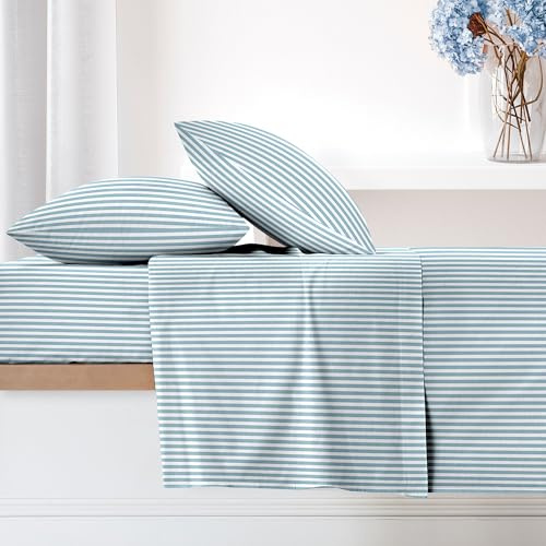 Ruggeri - Completo Letto - 100% Cotone di Alta Qualità Morbido e Traspirante | 2 Federe + 1 Lenzuolo con Angoli + 1 Lenzuolo Sopra | Collezione Everyday (Tweed, Matrimoniale)