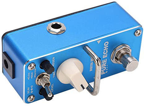 Stylebest Delay Pedal Effect Pure Echo med 3 Lägen för Elektrisk Gitarr Metal Shell 9V DC-adapter 1 Enhet