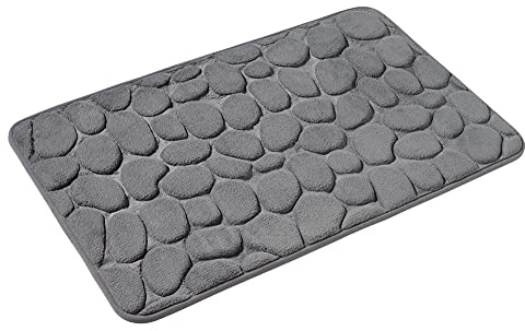 PANA® Memoryschaum Badematte (viele Größen & Farben) • Badteppich aus weichem Memory Schaum • rutschfest & waschbar • Duschvorleger Memory Foam • Extra weich & bequem • Saugfähige Matte