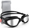 RIOROO Swimming Goggles,Polarized Swim Goggles for Adults Women Men Junior Anti Fog/No Leak/Clear Wide Vision/UV Protection/Professional Pool Open Water